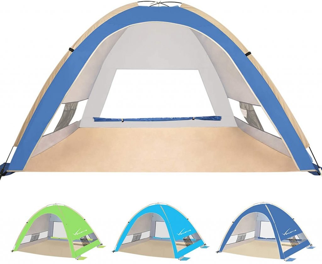 BFULL 190*165*130CM Popup Beach Camping Tent SPF50 UV Protect Automatic Instant 